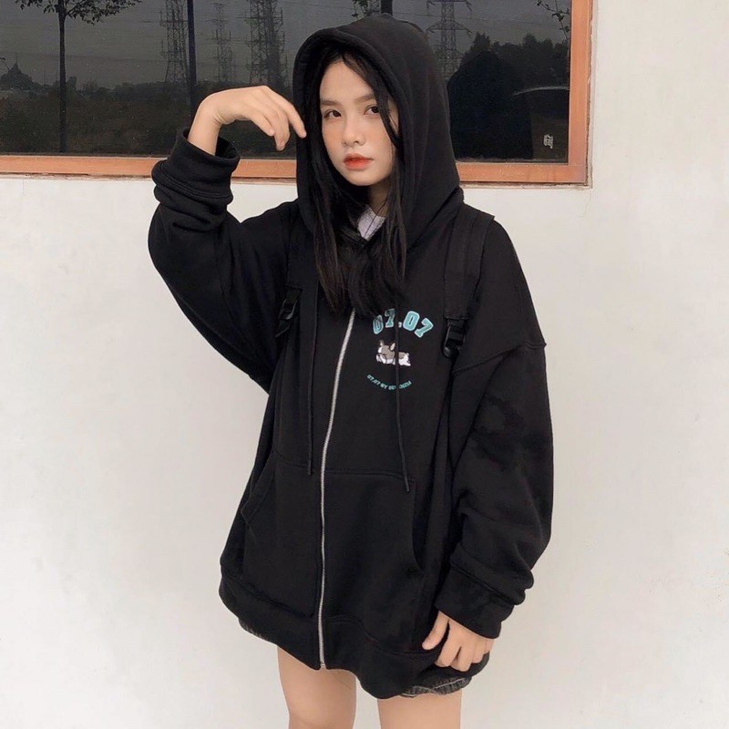 Áo khoác Hoodie nỉ PUPPY nam nữ form rộng đẹp unisex (Ảnh thật) | BigBuy360 - bigbuy360.vn