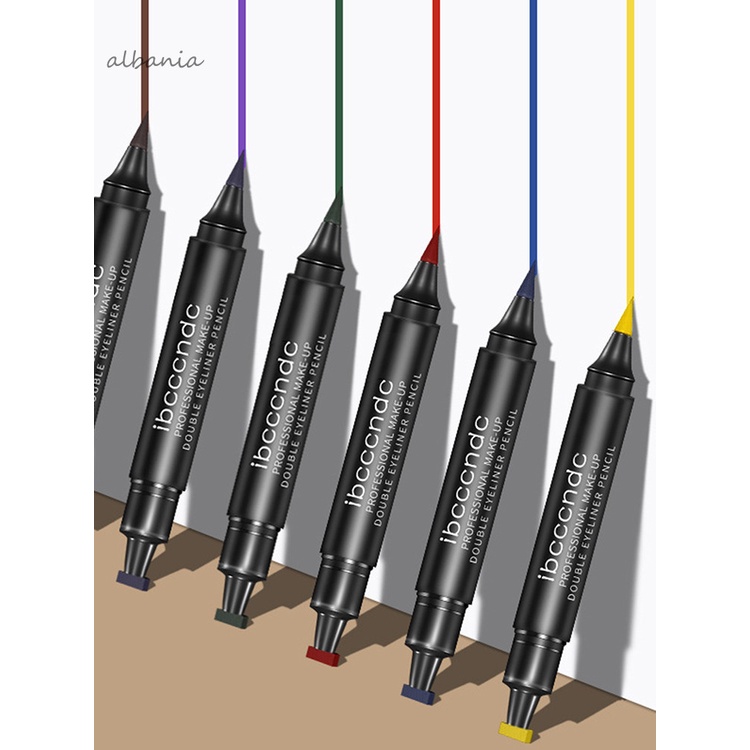 Bút kẻ mắt dạng lỏng hai đầu màu sắc thời trang trọng lượng nhẹ | BigBuy360 - bigbuy360.vn