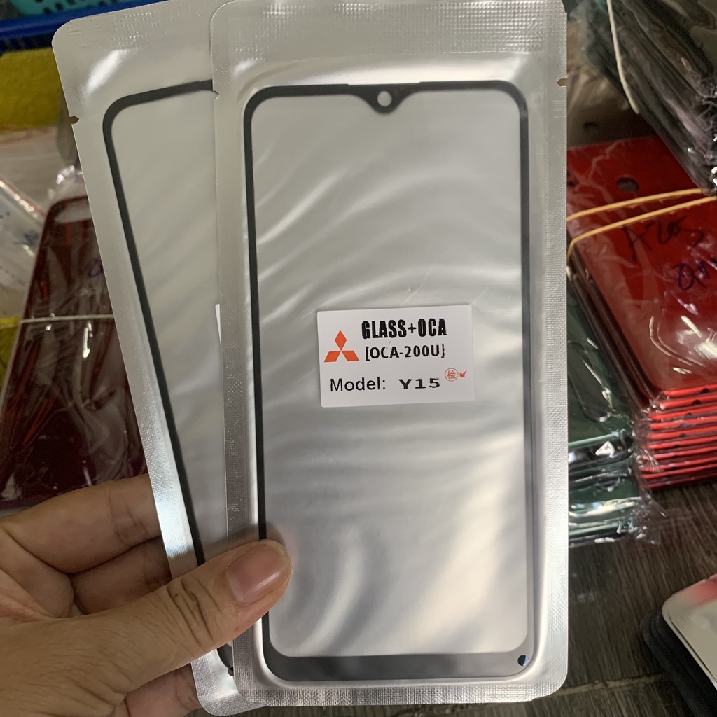kính ép liền keo vivo Y12 Y15 Y17 U10