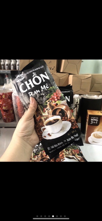 BỊCH 500g BỘT CÀ PHÊ CHỒN BAN MÊ