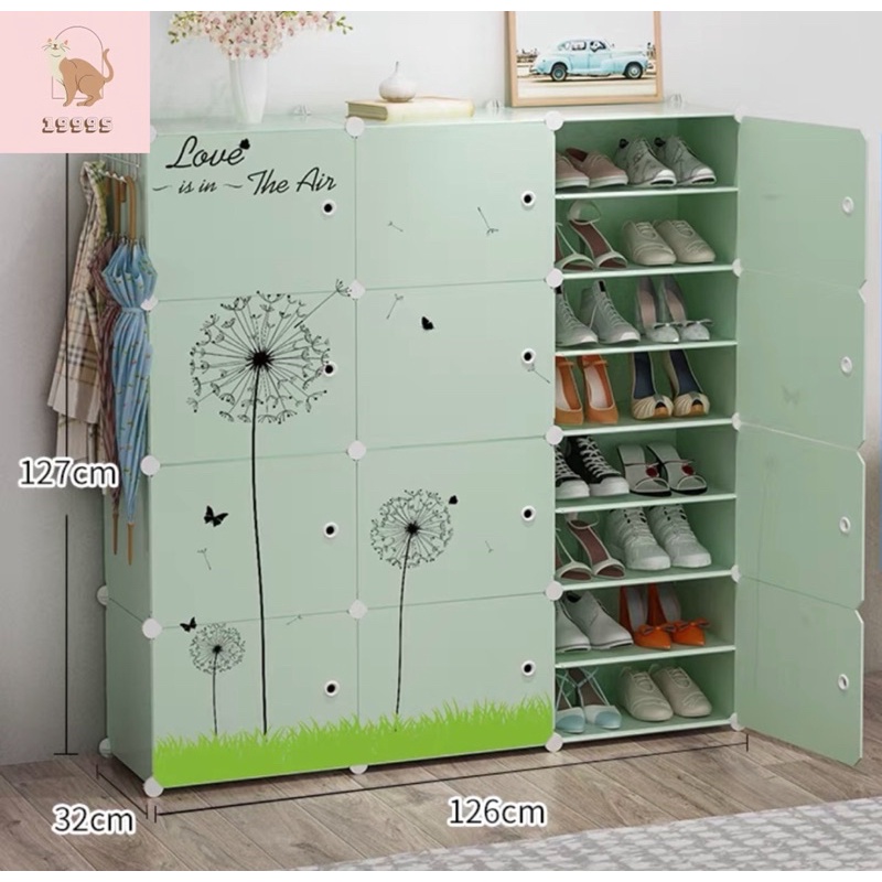 TỦ ĐỂ GIÀY 24 Ô (chia ô) CỬA BỒ CÔNG ANH