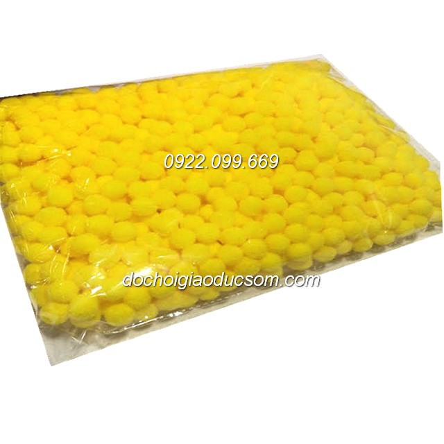 chọn mầu] POMPOM GÓI 1 MẦU cỡ 2cm