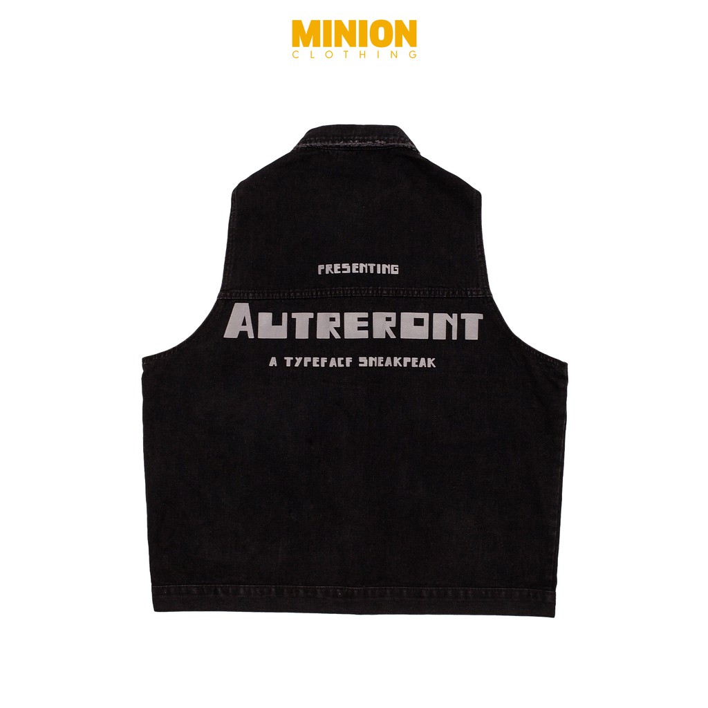 Áo gile jeans Minion Clothing form rộng, dáng Unisex, phong cách Ulzzang Streetwear A2813 | BigBuy360 - bigbuy360.vn