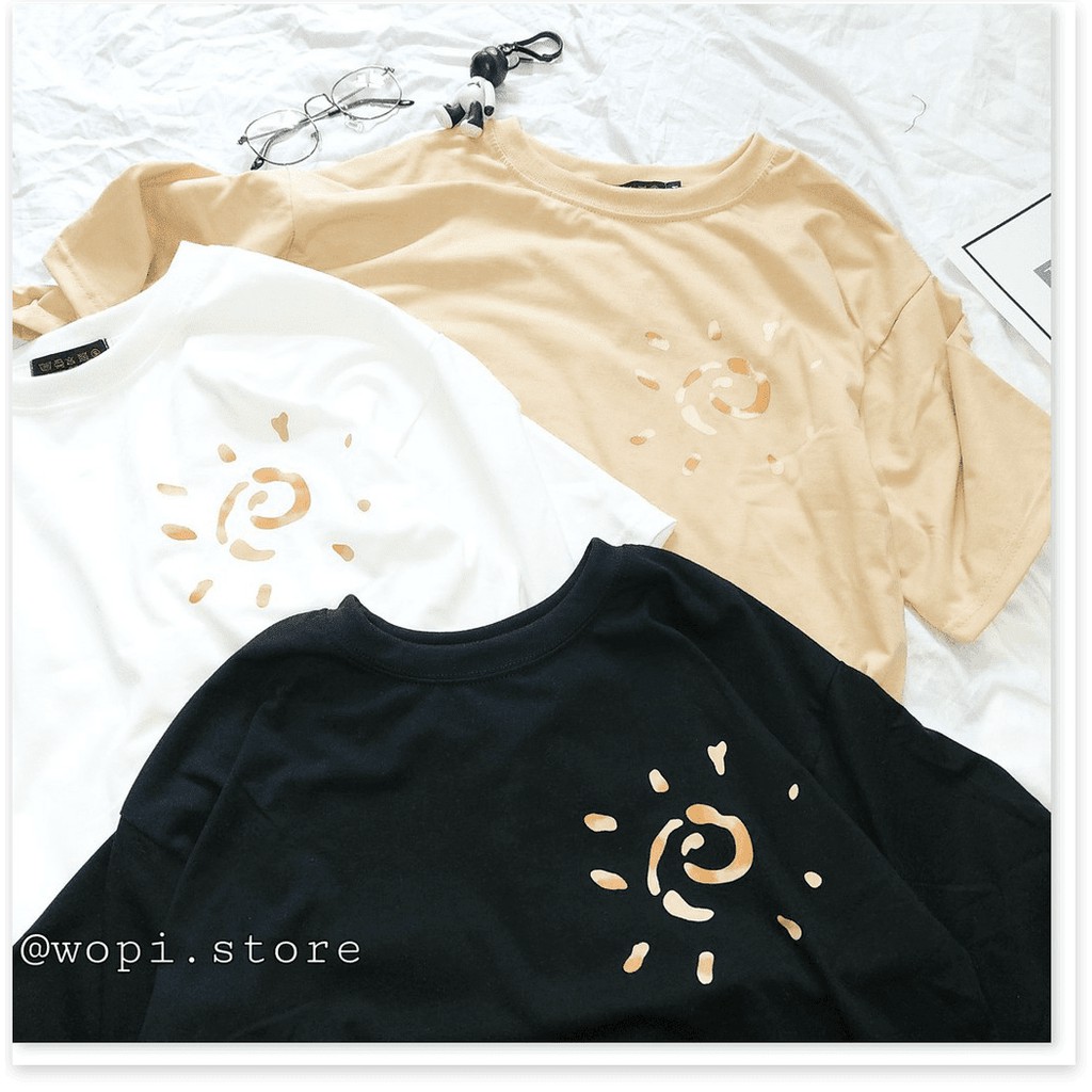 Áo Thun Tay Lỡ 4 Chú Mèo Cute Unisex AQA1807 23 aomivn