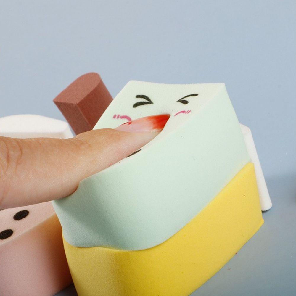 Mút Trang Điểm Nền Che Khuyết Điểm Mềm Mại Thiết Kế Hình Trà Sữa Độc Đáo