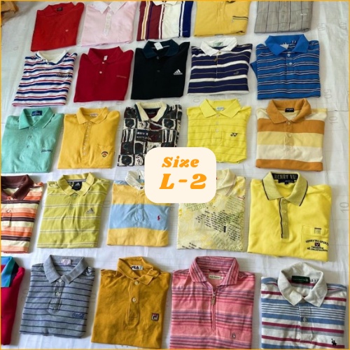 [Size L-2] Áo Polo Nam Nữ 2Hand, Áo Phông Có Cổ Secondhand Chọn Mẫu Qua Ảnh Hàng Tuyển Chọn Giá Rẻ