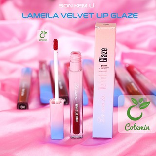 Son kem lì LAMEILA 1011 Velvet lip glaze chính hãng