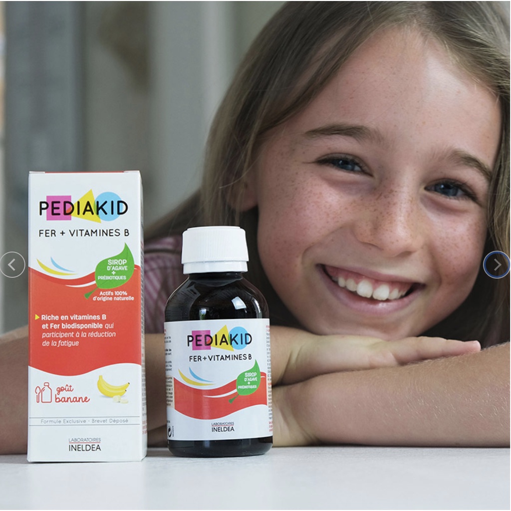 Siro Pediakid Bổ Sung Fer + Vitamines B cho bé