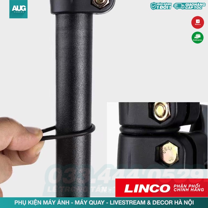 Chân đèn Linco USA cao cấp 2m. Hàng nhập khẩu chính hãng Linco Zenith - Tải trọng 5Kg - AUG Camera &amp; Decor Hà Nội