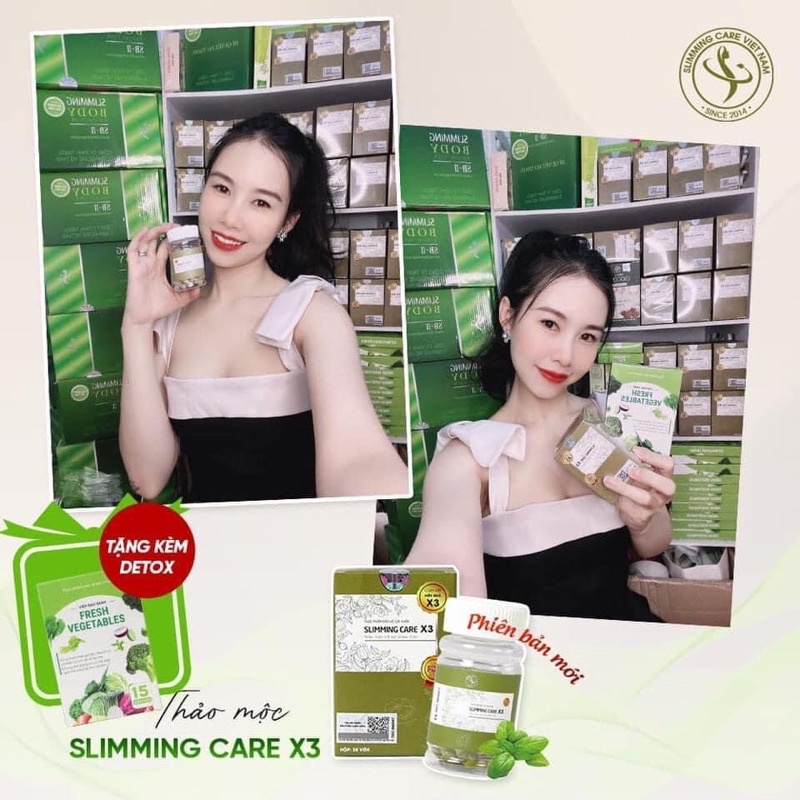 Trà thảo mộc Slim X3 tăng detox chính hãng