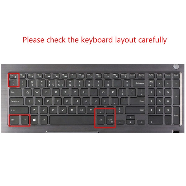 Miếng lót bảo vệ bàn phím bằng silicon cho 15.6inch Dell G5 Inspiron 15 G3 G7 7000 5000