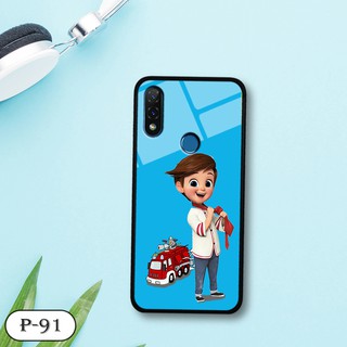 Ốp lưng kính 3D Vsmart Joy 2+-cute