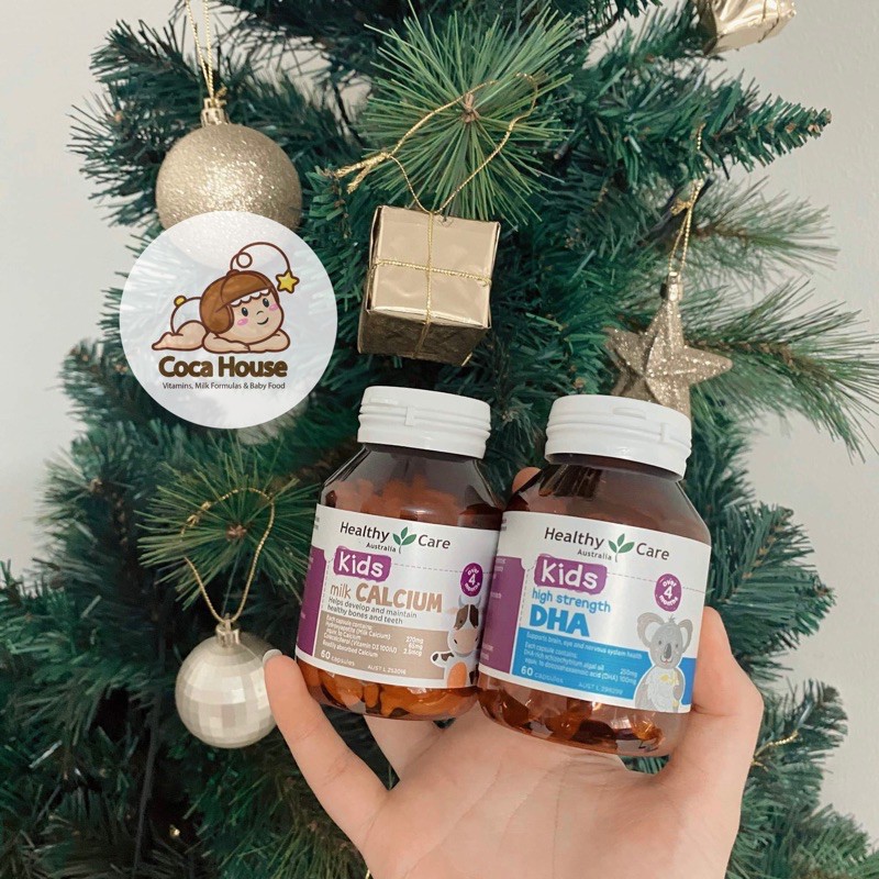 COMBO CANXI VÀ DHA HEALTHY CARE CHO BÉ ✅ hỗ trợ phát triển chiều cao và trí não