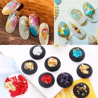 Giấy bạc màu ( set 6 hủ ) trang trí nail