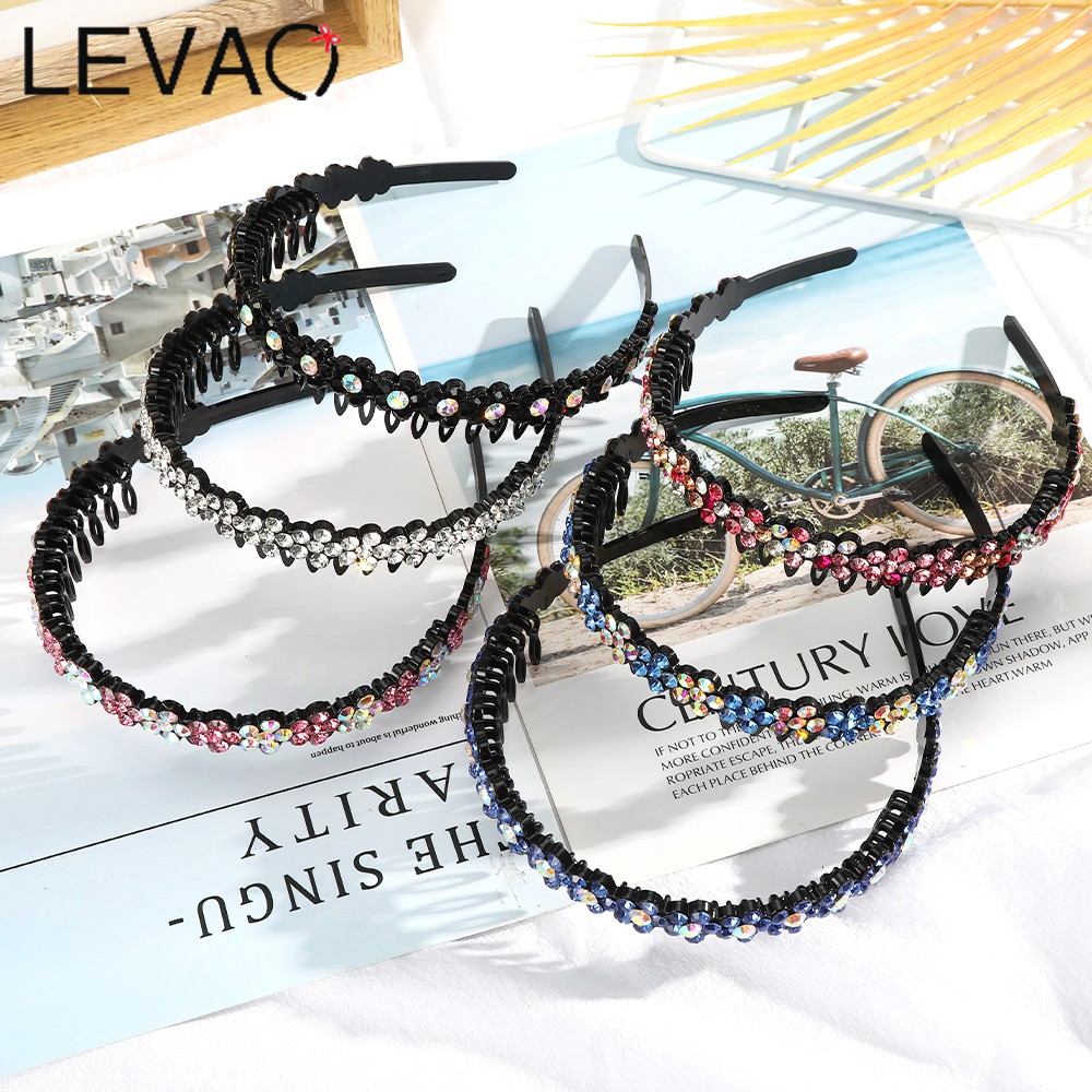 Băng Đô Đính Đá Phong Cách Hàn Quốc Xinh Xắn Cho Nữ
