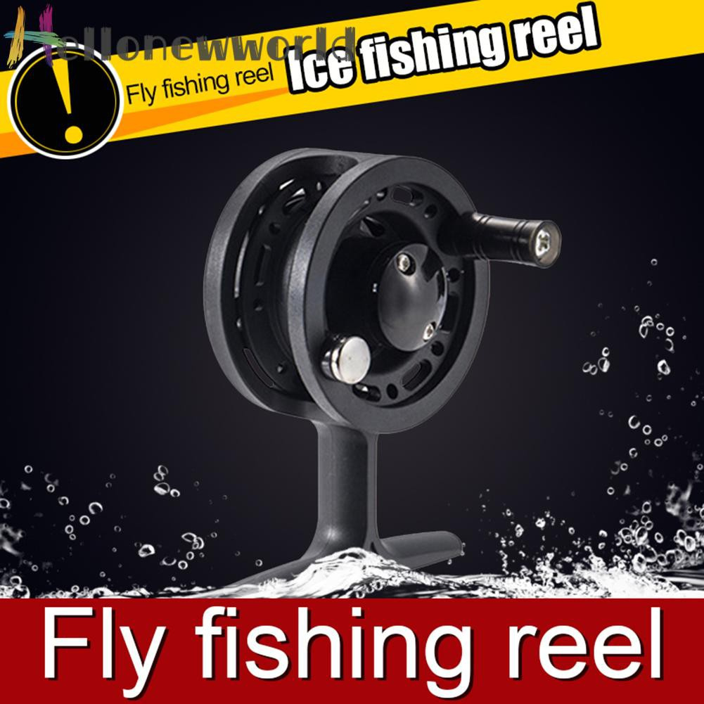 Hellonewworld Ice Fishing Reel Left Right Hand Plastic Raft Fly Wheel Fishing Tackle Tool