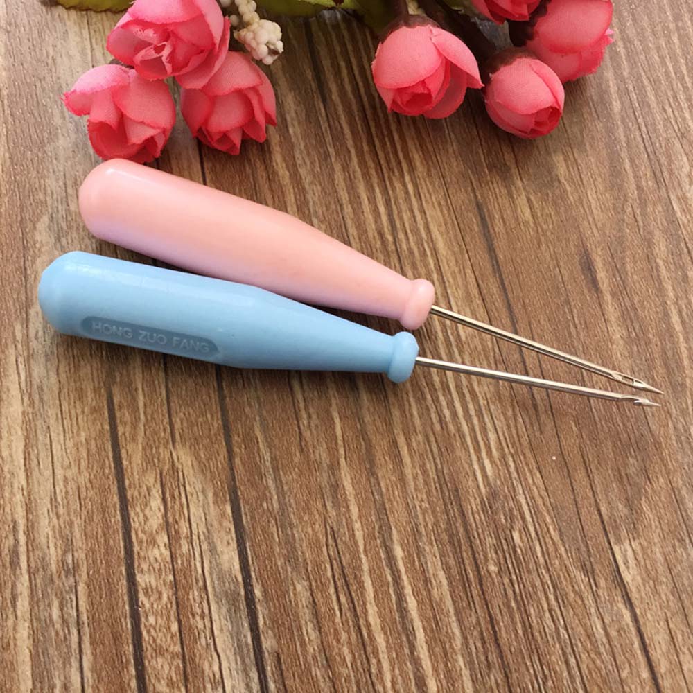 Kim may giày bằng thép không gỉ có tay cầm bằng nhựa