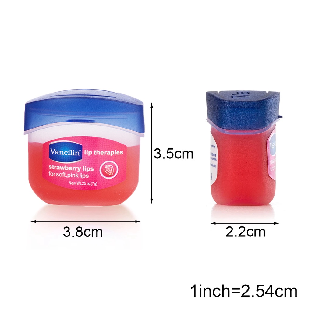 [Hàng mới về] Son dưỡng môi Vaseline chiết xuất thực vật tự nhiên ngăn nứt nẻ môi