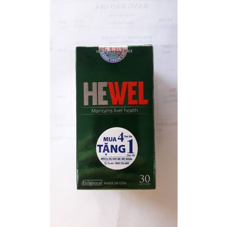 Hewel hộp 30 viên.