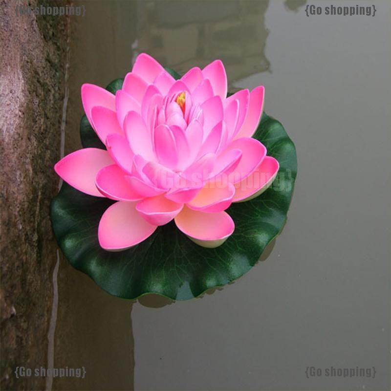 Hoa Sen Giả Trang Trí Bể Cá 18cm