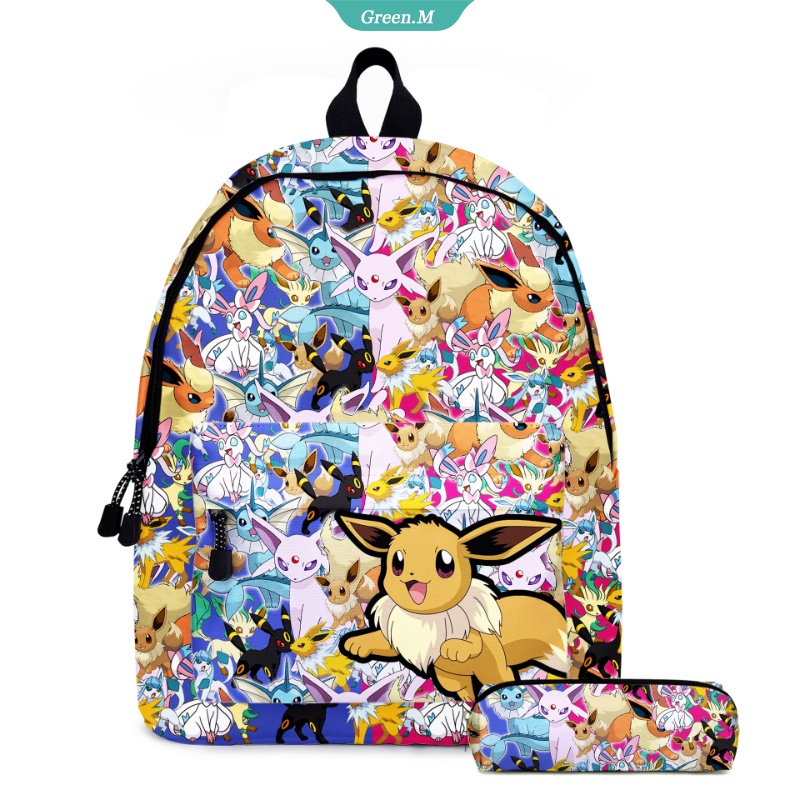 Balo Đi Học Họa Tiết Pokemon Pikachu Dễ Thương Làm Quà Tặng Sinh Nhật Cho Bé