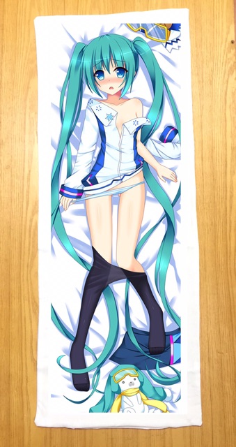 Gối ôm hatsune miku dài 40x1m ruột bông hàn quốc