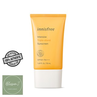 Kem chống nắng chống trôi nâng tông da Intensive Tripe Shield Sunscreen Spf50+ PA+++ 50ml