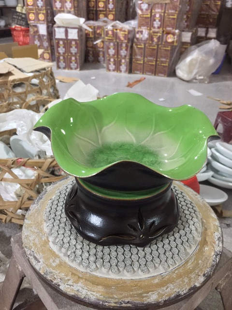 BÁT Thả hoa  đủ size 13-35cm. bát tụ lộc men thủy tinh