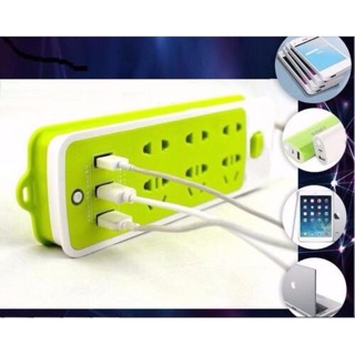 Ổ cắm thông minh 9 ổ 3 cổng usb