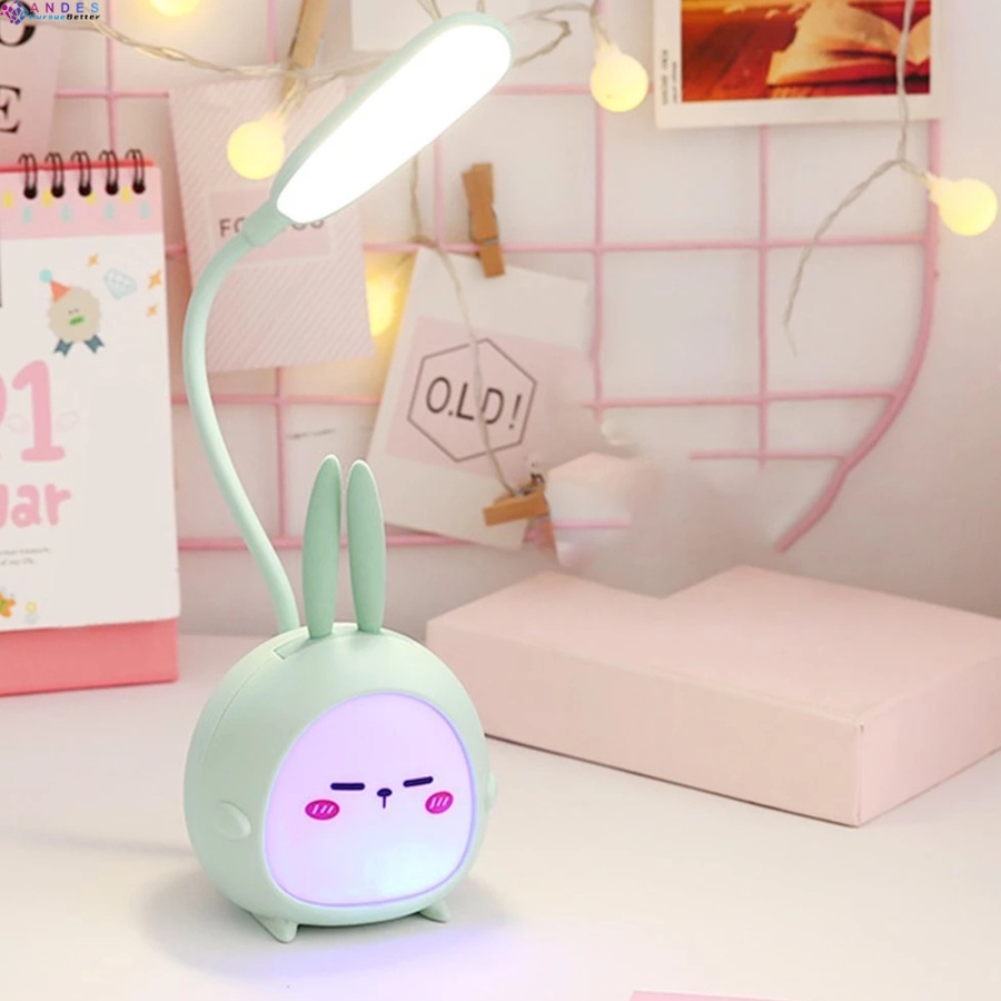 Đèn LED Để Bàn Nhiều Màu Sắc Di Động Dễ Thương Có Thể Gập Gọn Và Bảo Vệ Mắt