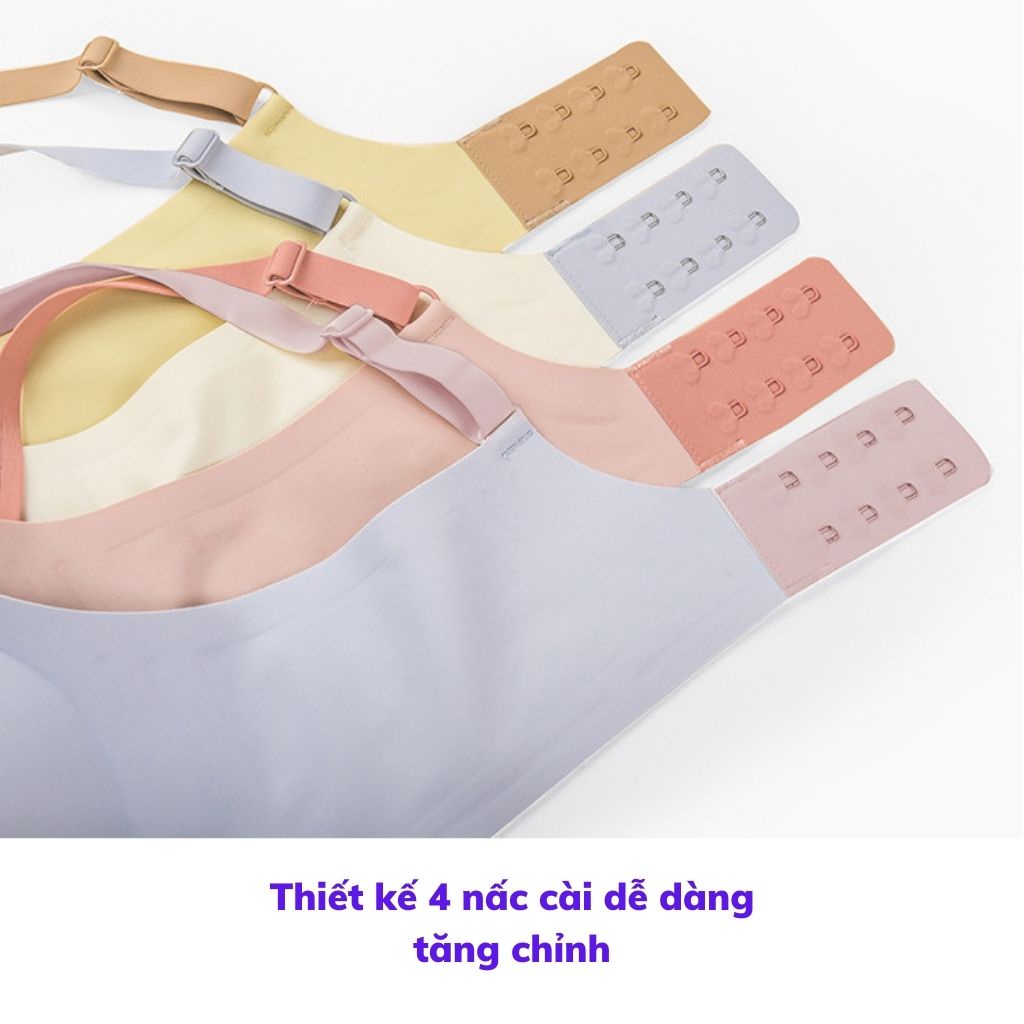 Áo ngực nữ thun lạnh không gọng mềm mại thoáng mát, Áo lót đệm mút mỏng ôm ngực đẹp và gợi cảm JOCOSI A929