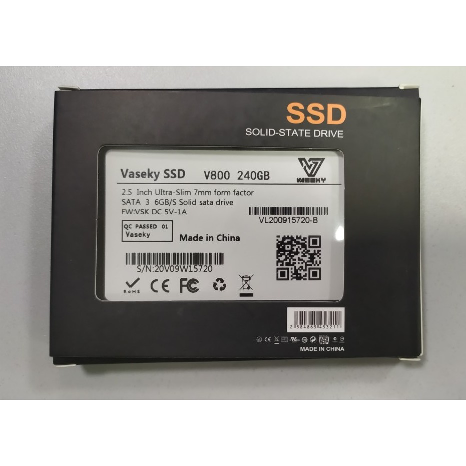 Ổ cứng SSD 240GB Vaseky mới Bảo hành 36 Tháng | BigBuy360 - bigbuy360.vn