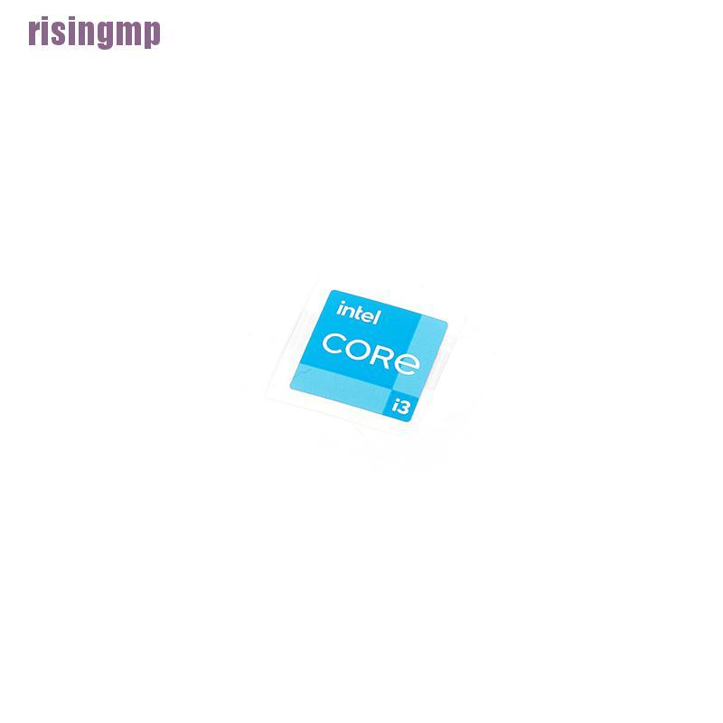 Miếng Dán Trang Trí logo Intel i3 i5 i7 i9 11th Core Duo Chất Lượng Cao