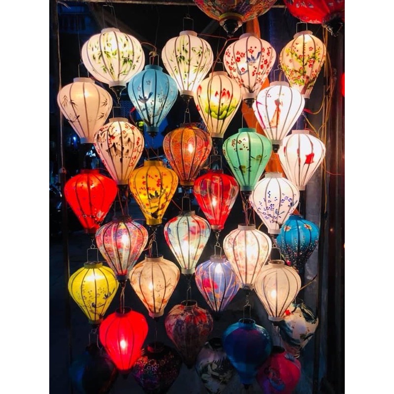 Đèn Lồng Trang Trí Hội An Treo Ngoài Trời  mua 10 =sỉ  Ngân Lantern