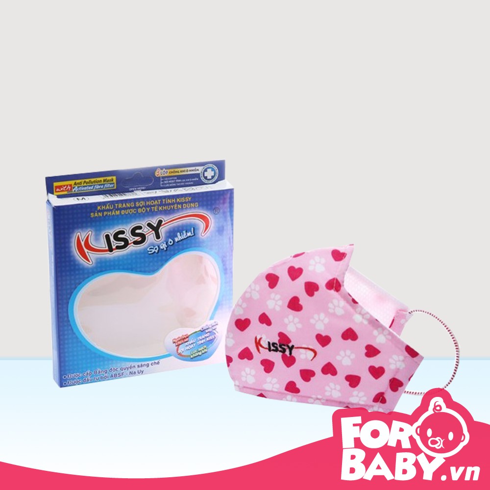 Khẩu trang sợi hoạt tính Kissy người lớn | BigBuy360 - bigbuy360.vn