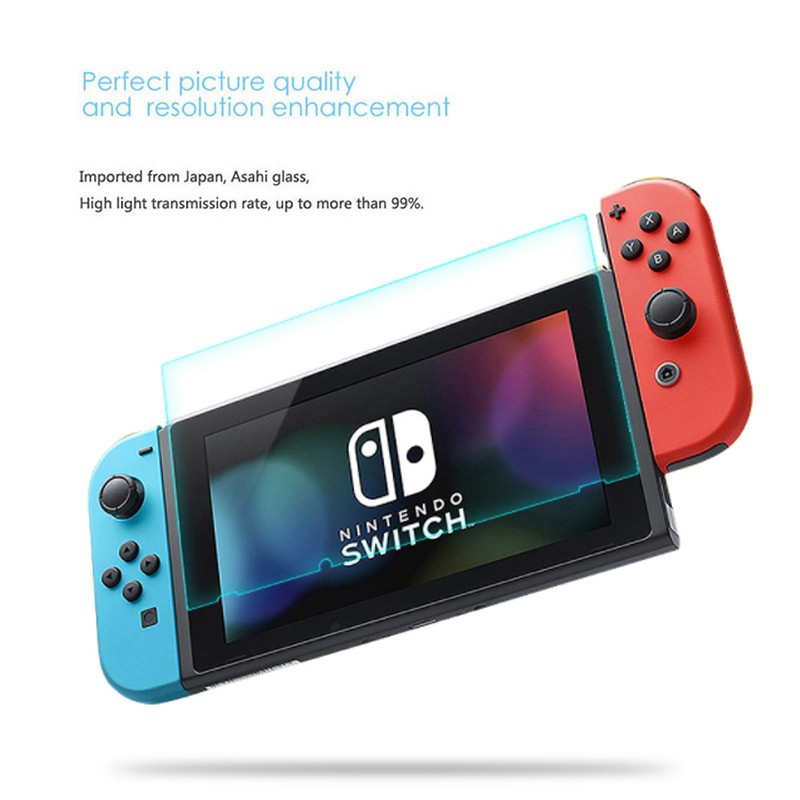 Premium Tempered Glass Screen Protector Film Guard Shield for Nintendo Switch