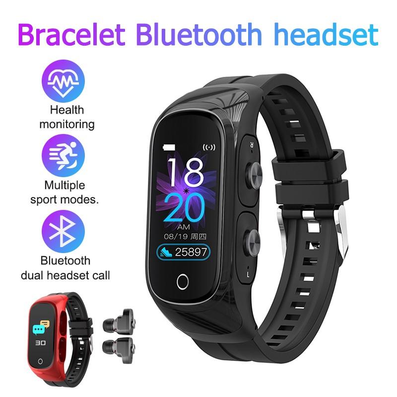 Đồng Hồ Thông Minh N8 Tws Kết Nối Bluetooth Có Chức Năng Theo Dõi Giấc Ngủ