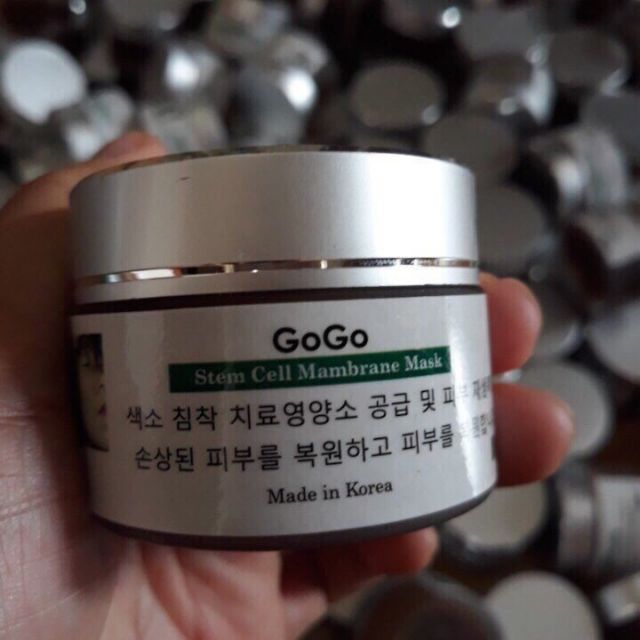 Mặt nạ màn tế bào gốc GoGo giá sỉ - Mặt Nạ Màng Tế Bào Gốc Trắng Da Xóa Nám GoGo