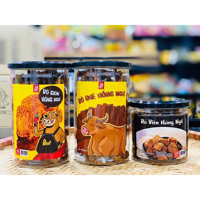 KHÔ BÒ HỒNG NGỰ (250gam)
