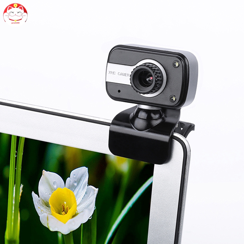 Webcam Máy Tính Có Thể Điều Chỉnh Độ Sáng Cổng Usb 2.0 Hd