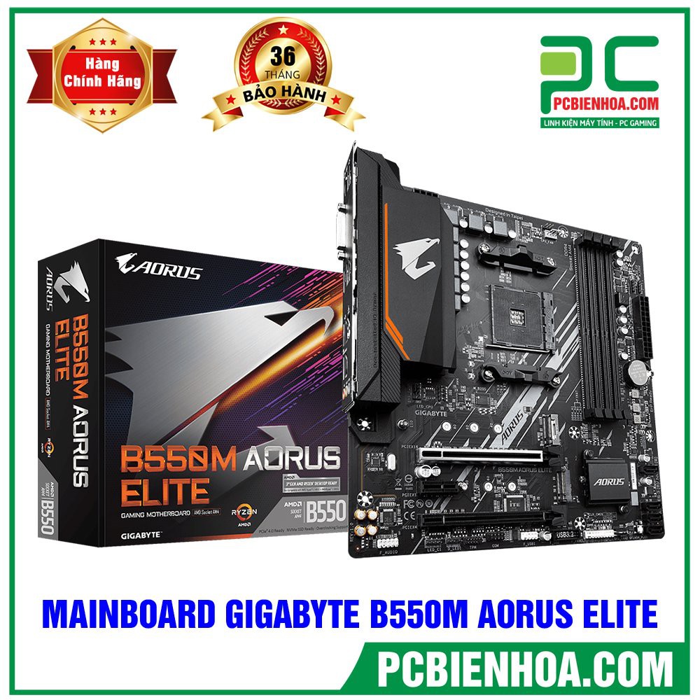 MAINBOARD GIGABYTE B550M AORUS ELITE ( AM4 / MATX / 4XDDR4 )