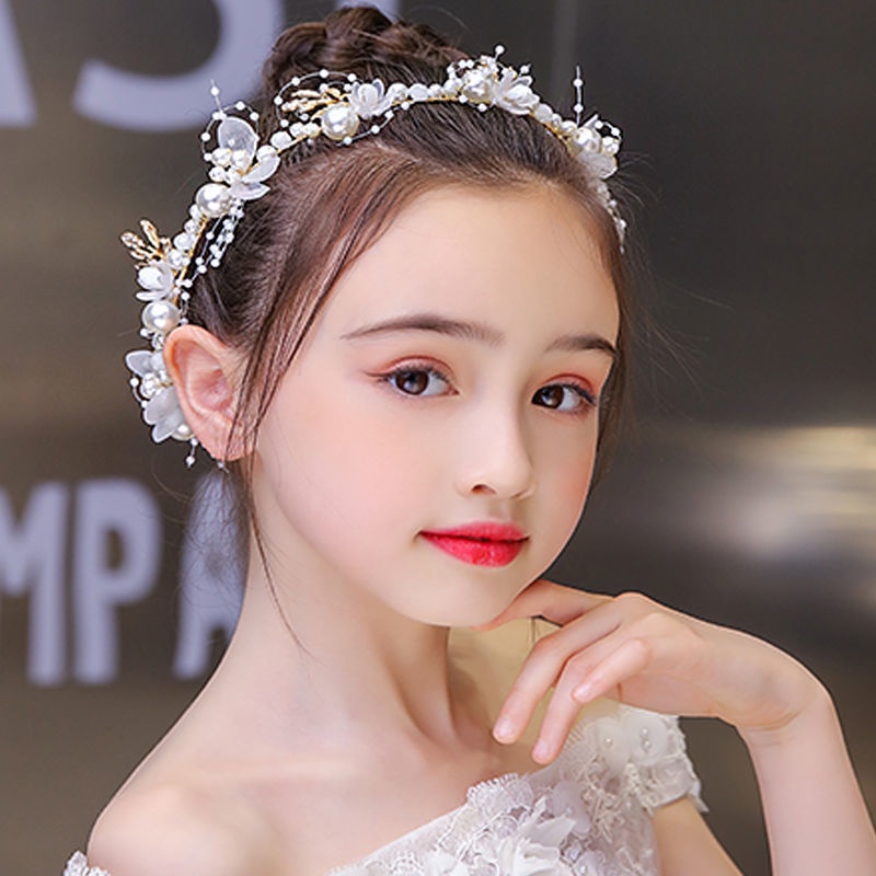 ❤Cài Tóc Hình Hoa Đính Ngọc Trai Giả Màu Vàng / Bạc Thời Trang Cho Nữ