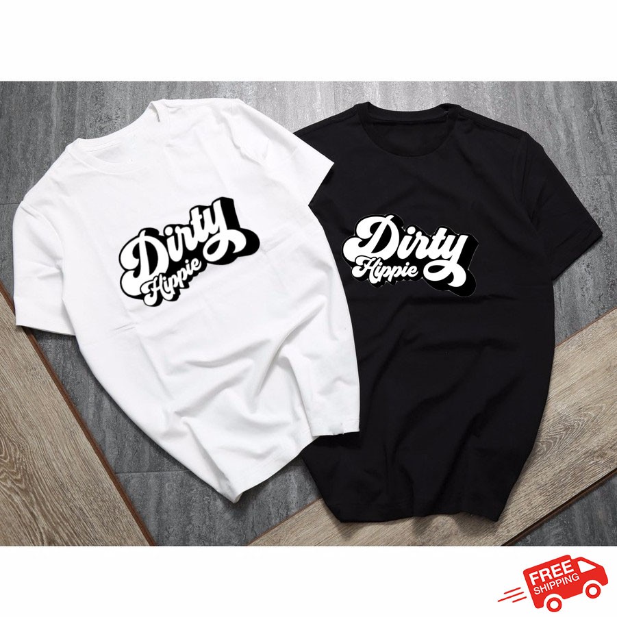 Áo thun unisex DIRTY form rộng vải dày mịn