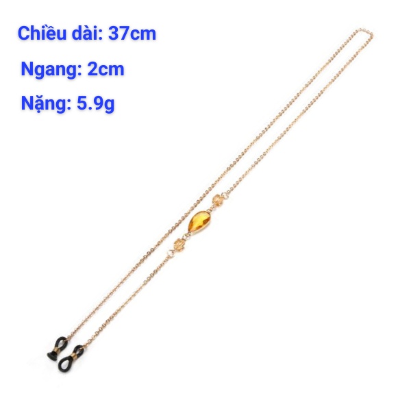 Phụ kiện dây đeo mắt kính thời trang có đính hạt