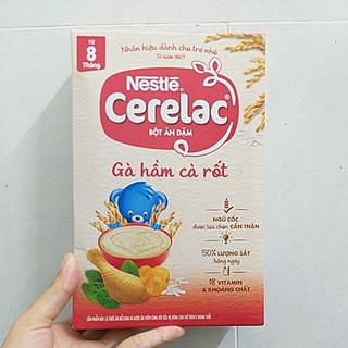 Bột Ăn Dặm Nestle Cerelac - Gà Hầm Cà Rốt (Hộp 200gram)