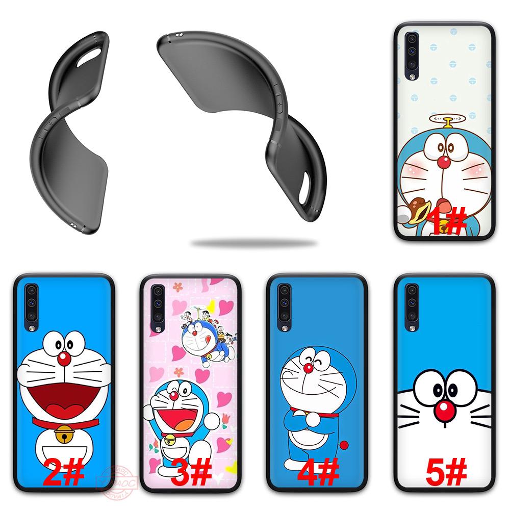 Ốp lưng Silicon TPU mềm in Doraemon dành cho Samsung Galaxy A70 A60 A50 A40 A30 A20 A10 M40 M30 M20 M10
