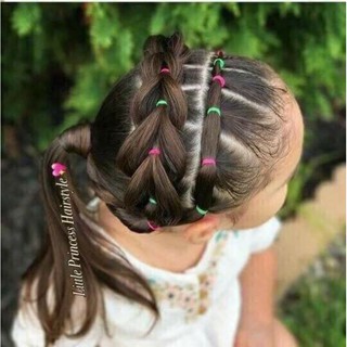 Set 100 dây buộc tóc cho bé