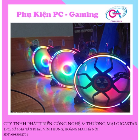 Quạt tản nhiệt cho máy tính, fan led v8+ (fullbox)