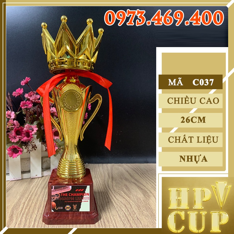 Cúp Lưu Niệm Thể Thao Cup Bóng Đá Huy Chương Vàng Pha Lê Quà Tặng Giá Rẻ V2