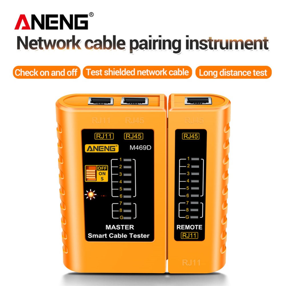 Sẵn Sàng✅Các Mạng Cáp Công Cụ Test RJ45 RJ11 LAN Dây Đa Năng Ethernet Cáp